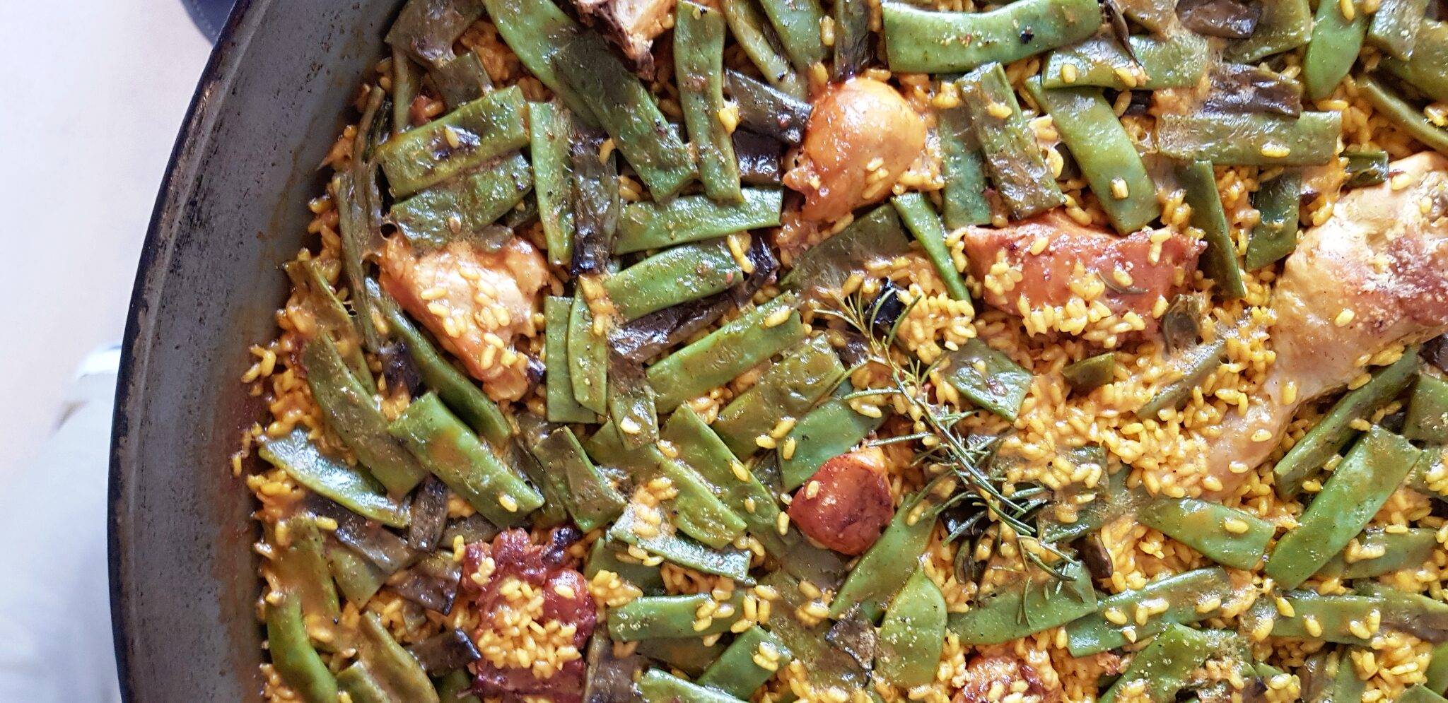 PAELLA VALENCIANA EN 5 PASOS.