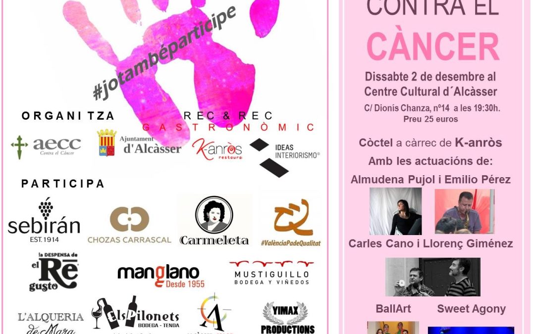 GALA BENÉFICA CONTRA EL CÁNCER REC&REC GASTRONÒMIC.