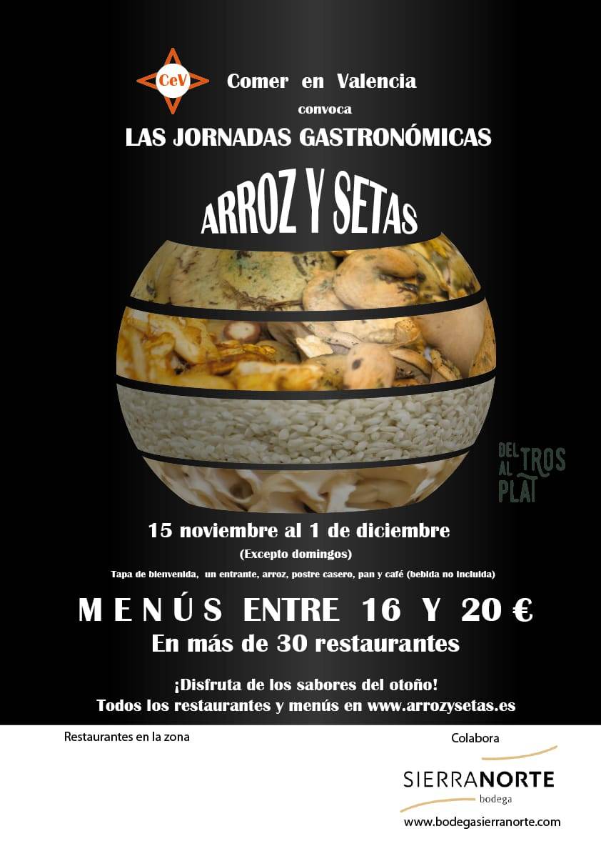 JORNADAS GASTRONÓMICAS DE ARROZ Y SETAS