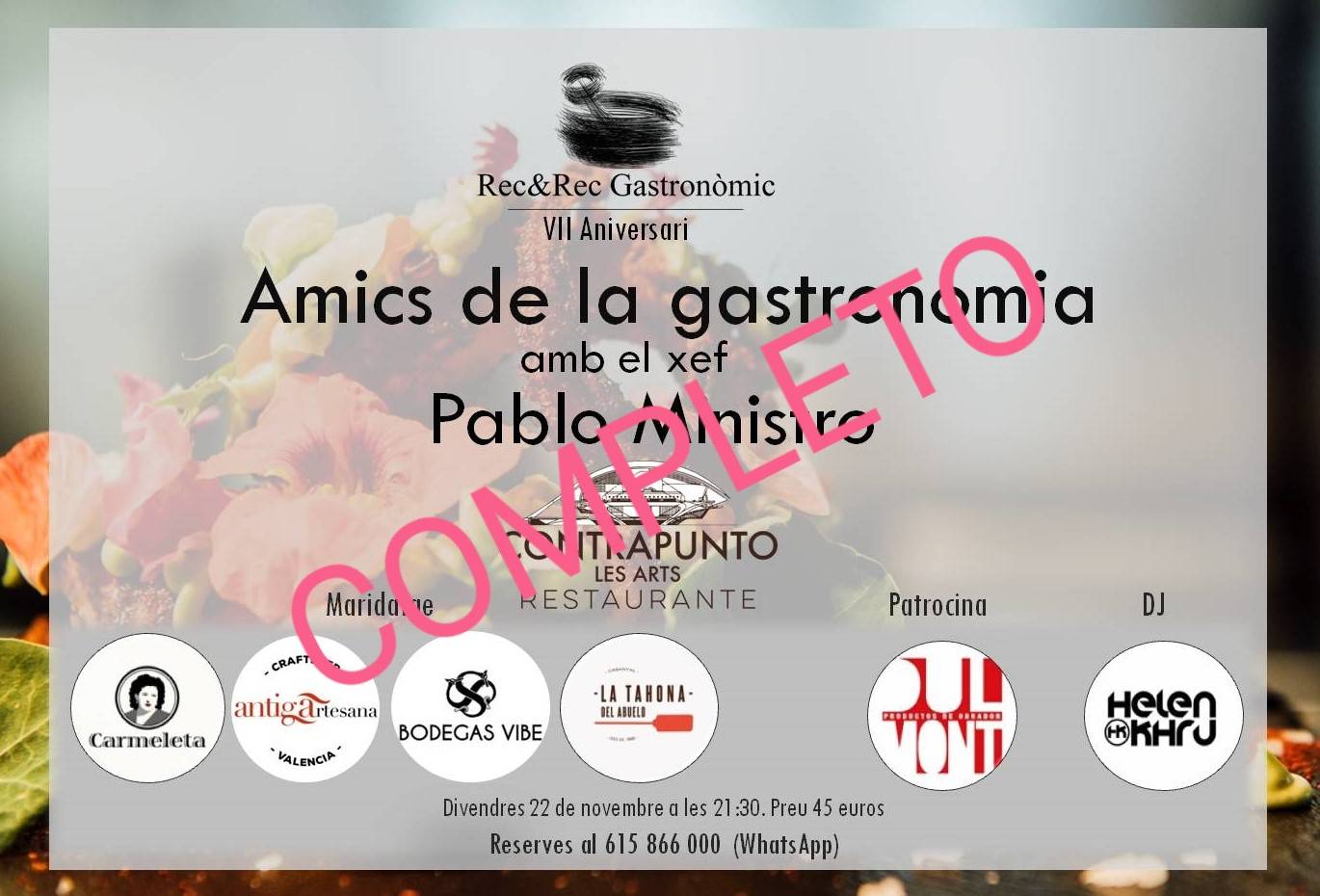 AMIGOS DE LA GASTRONOMÍA 2019.