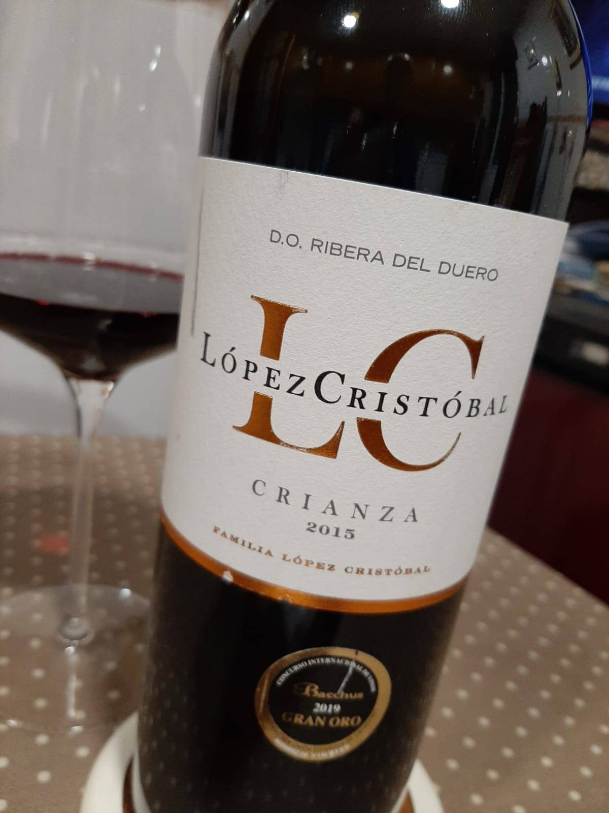 LÓPEZ CRISTÓBAL CRIANZA 2015