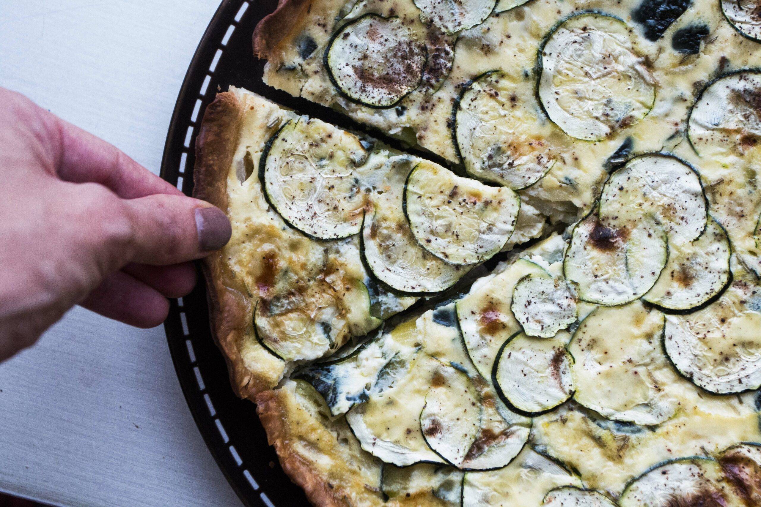 QUICHE DE CALABACÍN. 4 SEMANAS Y HACEMOS BALANCE.