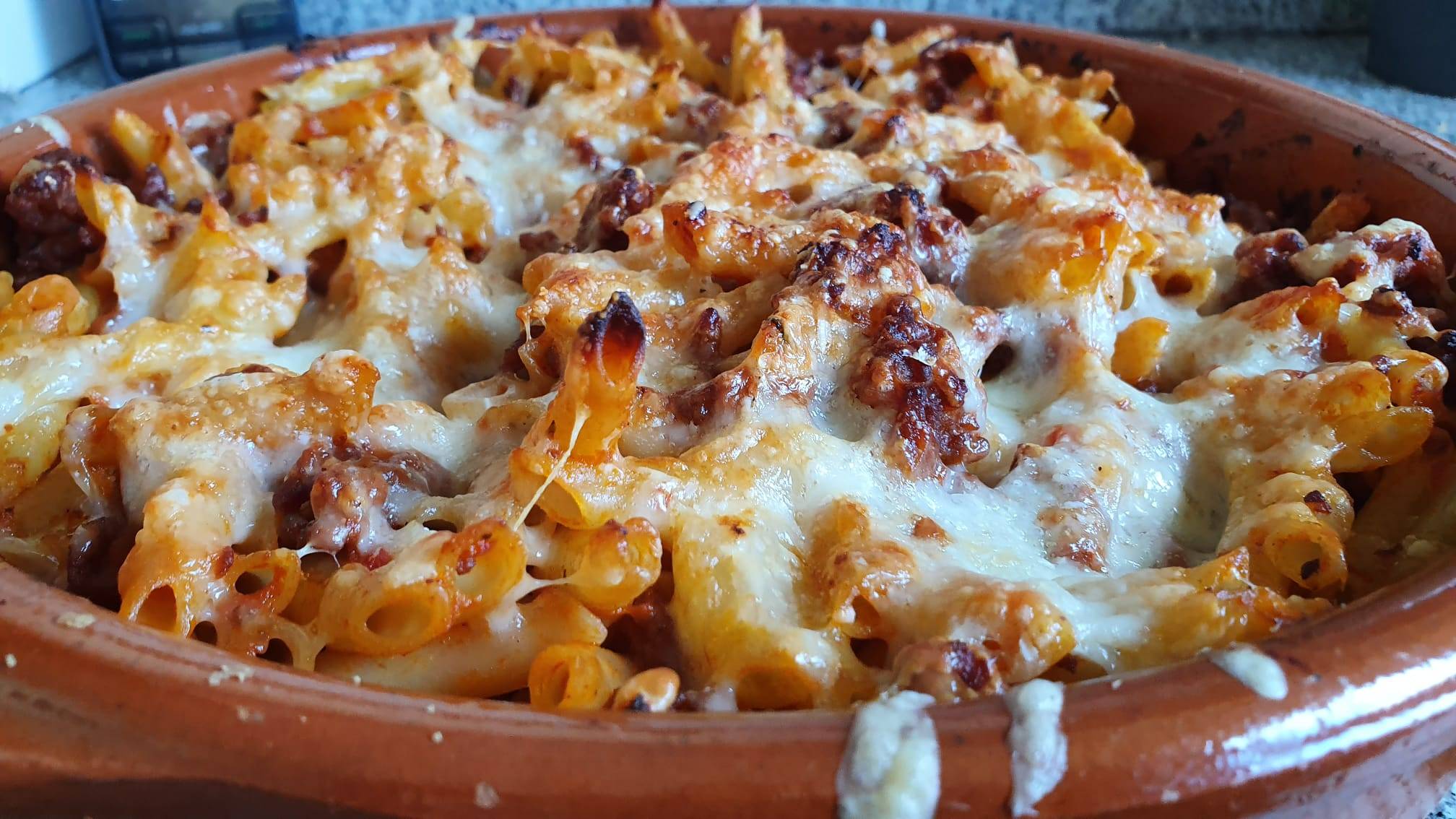MACARRONES A LA BOLOÑESA. ESPECTACULAR.