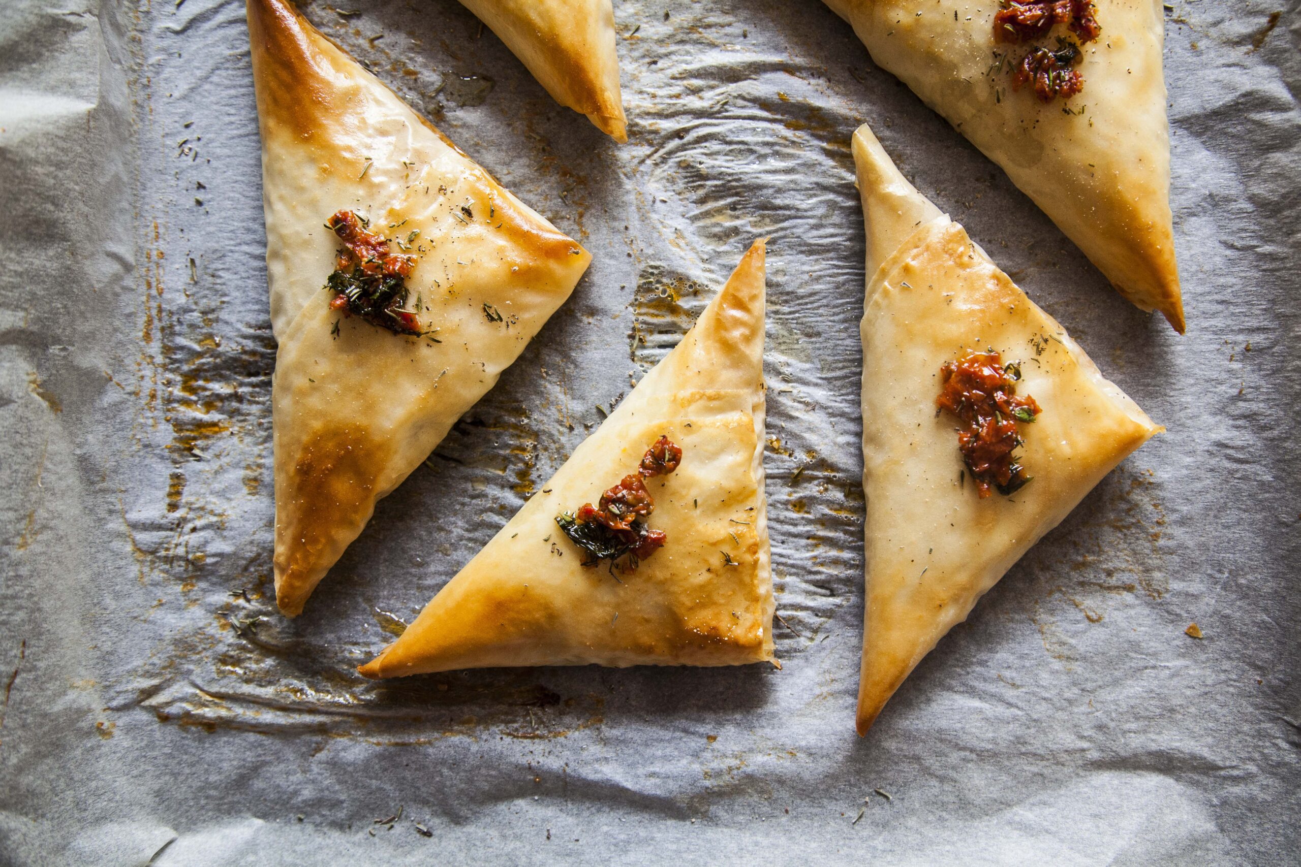 PASTA FILO RELLENA DE POLLO Y ESPINACAS. LAS FASES DEL MARATÓN.