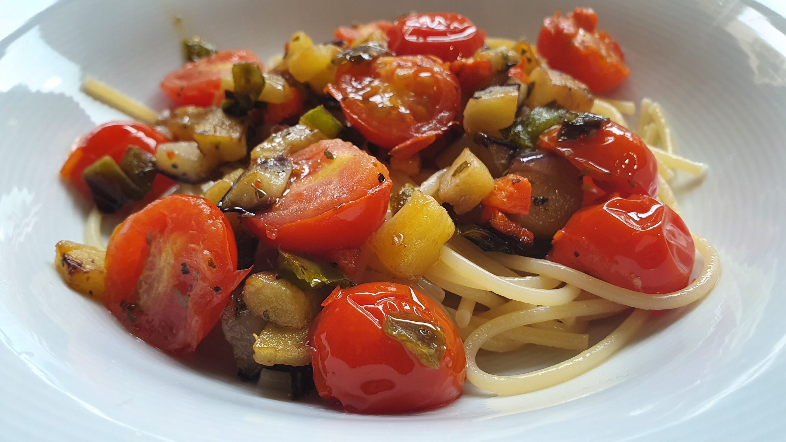 ESPAGUETIS CON VERDURAS.