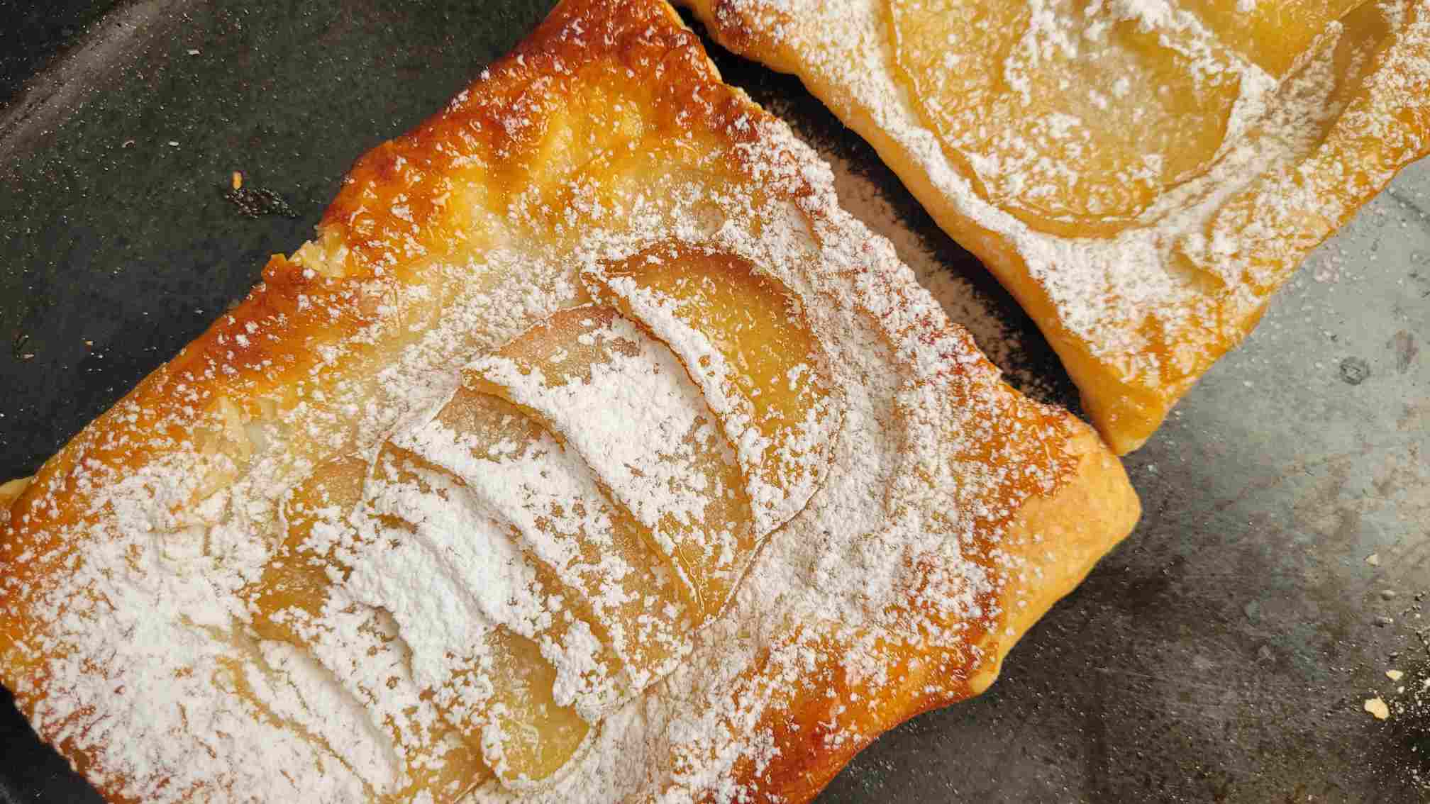 HOJALDRE DE MANZANA CON MIEL