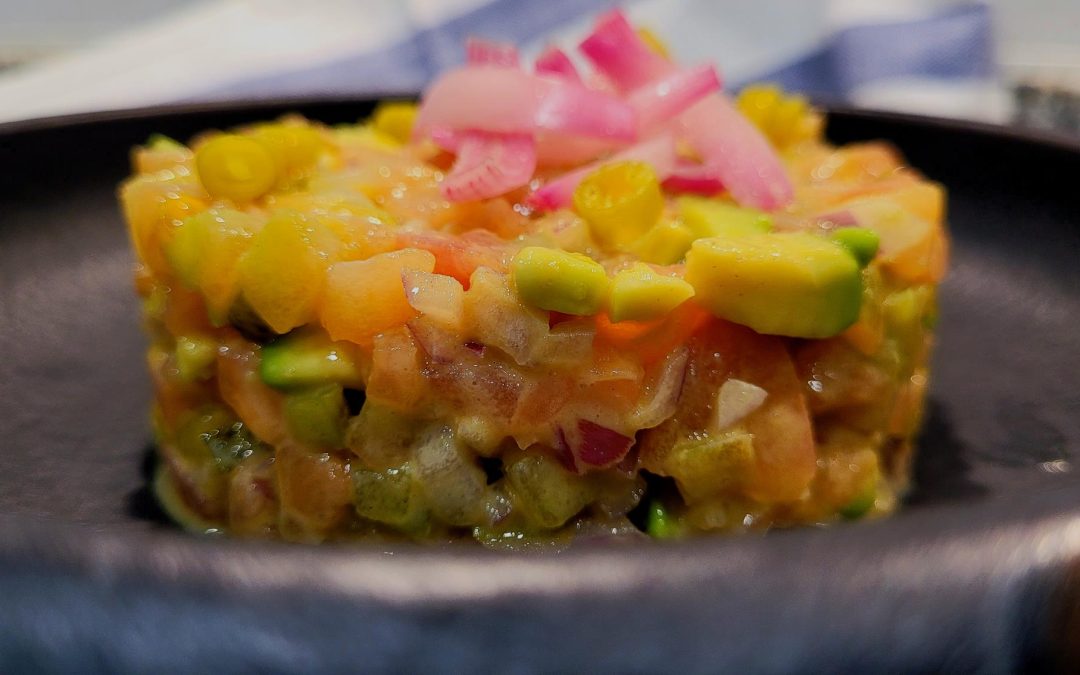 TARTAR DE TOMATE. ESPECTACULAR