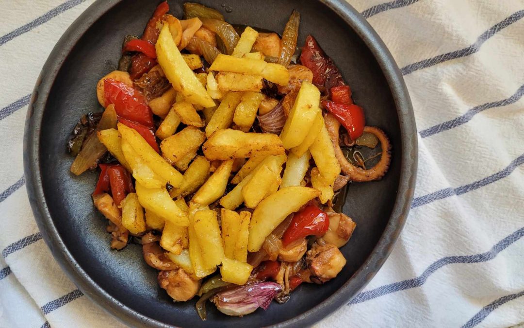 FRITA DE POLP. UN PLATO MUY MEDITERRANEO