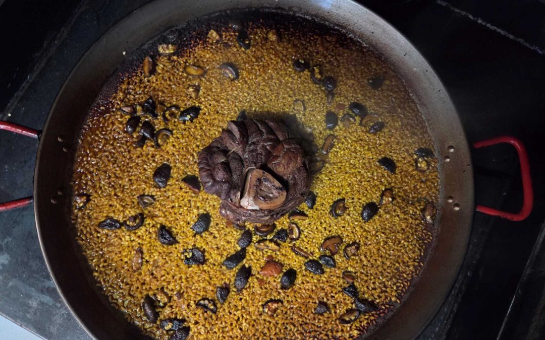 ARROZ CON JARRETE DE TERNERA Y SETAS